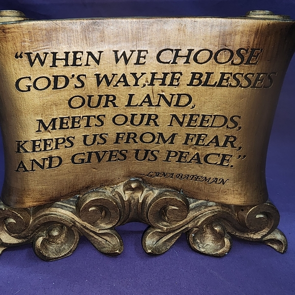 Inspirational Plaque - Picture 1 of 4